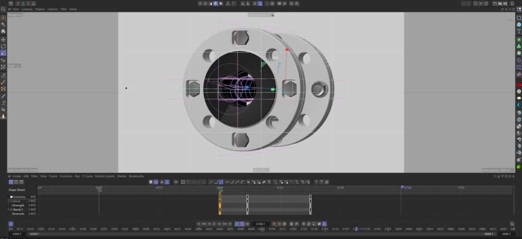 3D-Animation Industriebauteil-Rendering CAD-Modellierung Produktvideo-Visualisierung Animations-Timeline Technische-Visualisierung B2B-Content